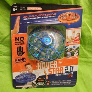 The Original Hover Star 2.0 Motion Controlled UFO Hovercraft (Blue) New Sealed
